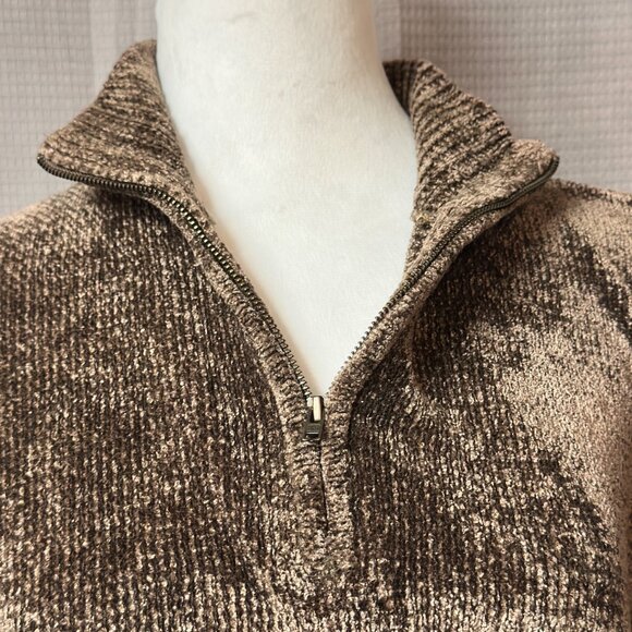 Brown Jones New York knit Half-Zip Sweater – Size XL - Picture 5 of 7